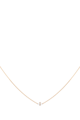 The Single Hydrogen Necklace, 18k Yellow Gold & Diamonds